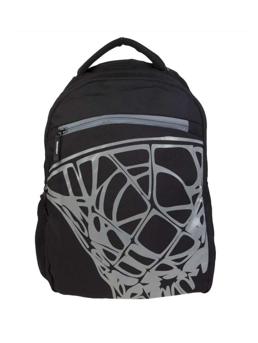 black polyester laptop bag