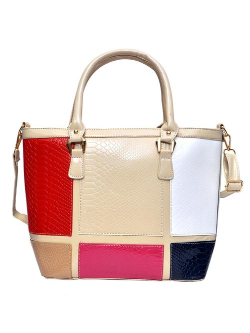 multi colored leatherette handbag - 11519163 - Standard Image - 0