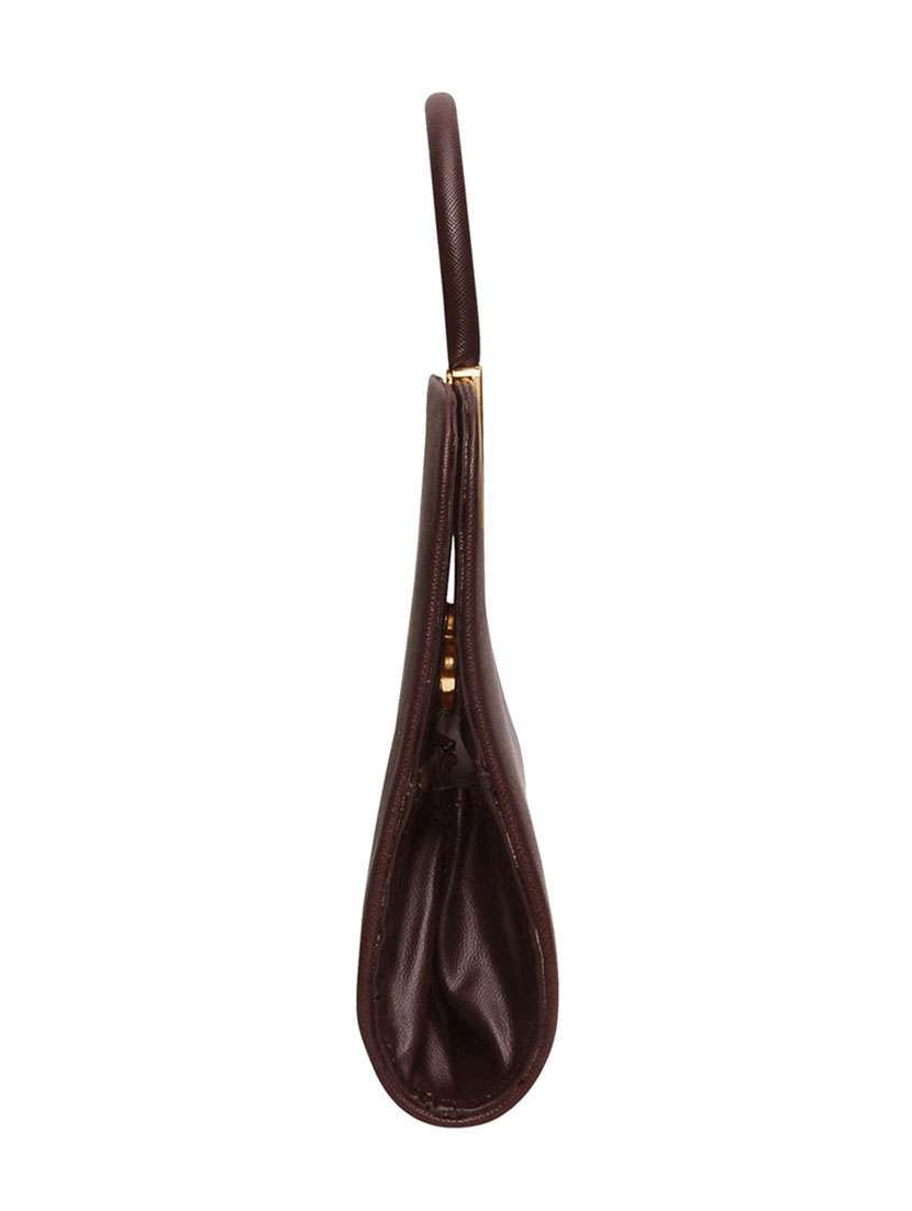 brown leatherette handbag - 11519173 - Standard Image - 3