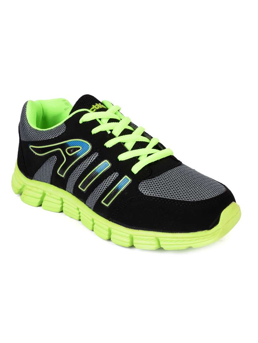 grey lace up sport shoe