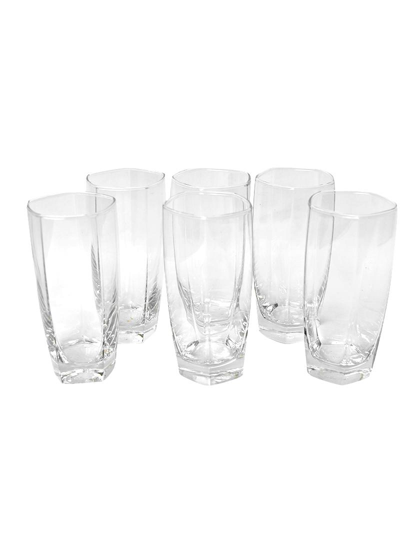 natural glass cocktail glass set