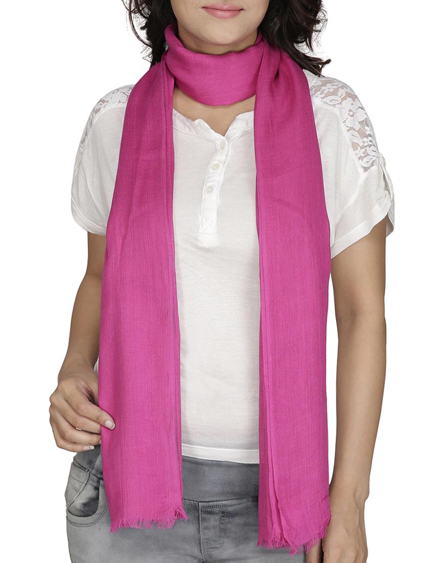 pink viscose stole - 11567198 - Zoom Image - 0