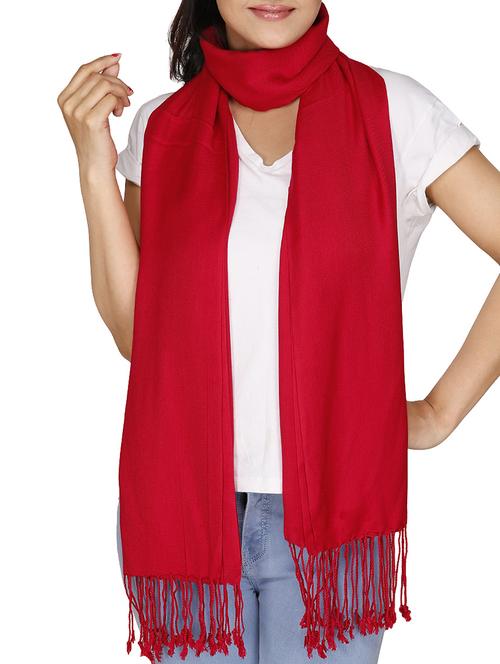 pink viscose stole - 11567205 - Standard Image - 0