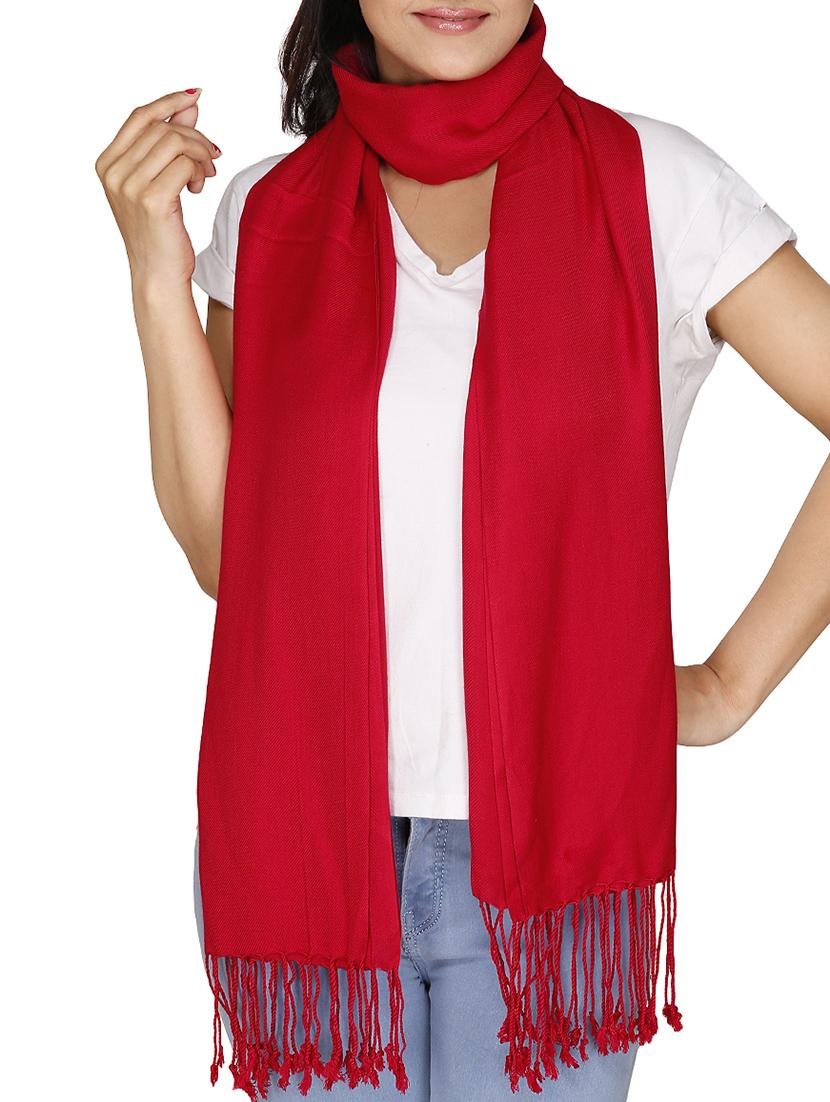 pink viscose stole - 11567205 - Zoom Image - 0