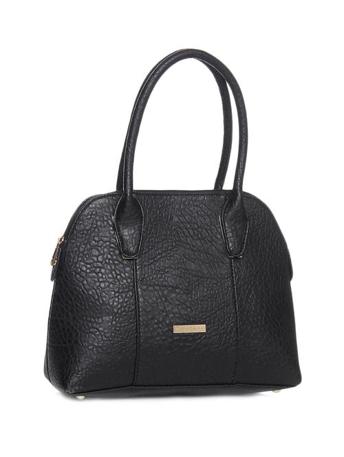 solid black faux leather handbag - 11567772 -  Standard Image - 0
