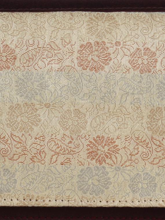 beige cotton ethnic clutch - 11570261 - Standard Image - 3