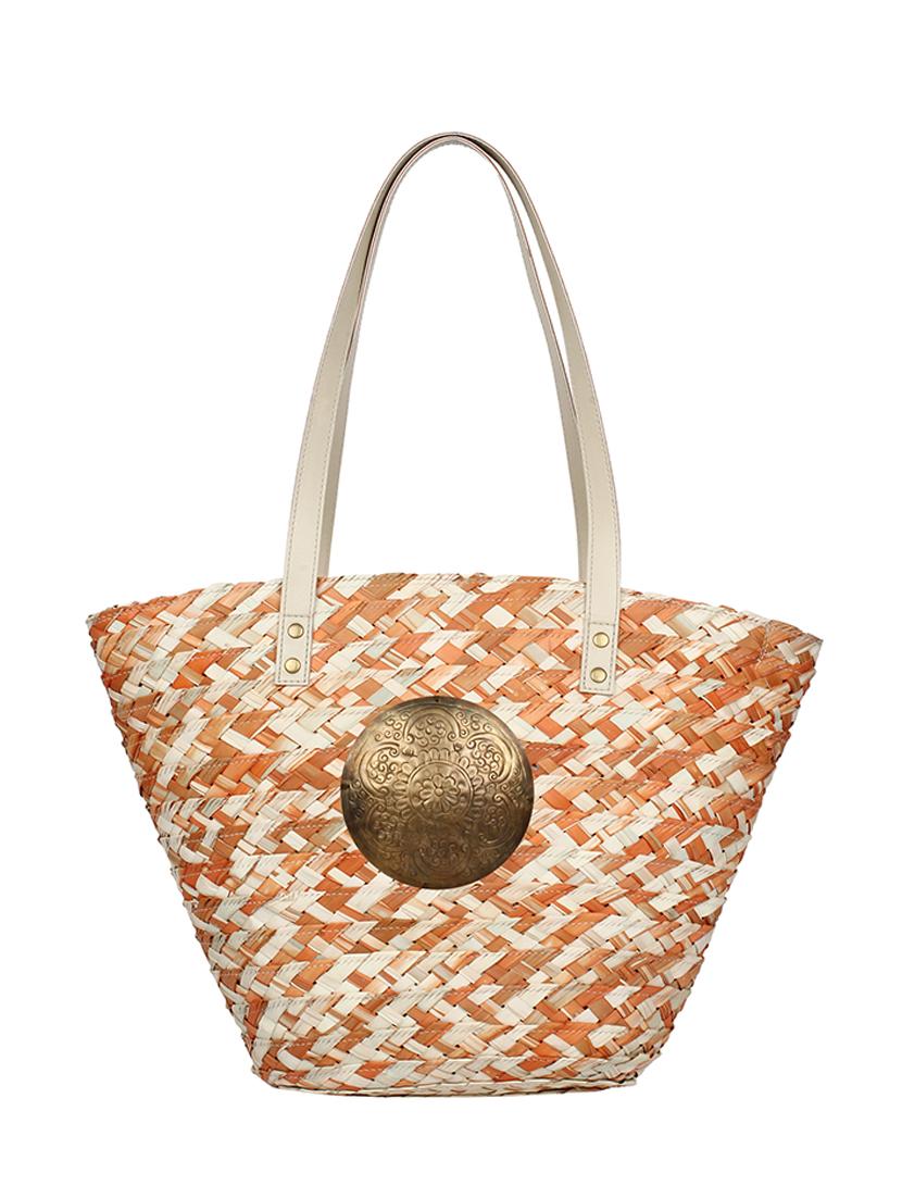 orange jute tote - 11570269 - Zoom Image - 0