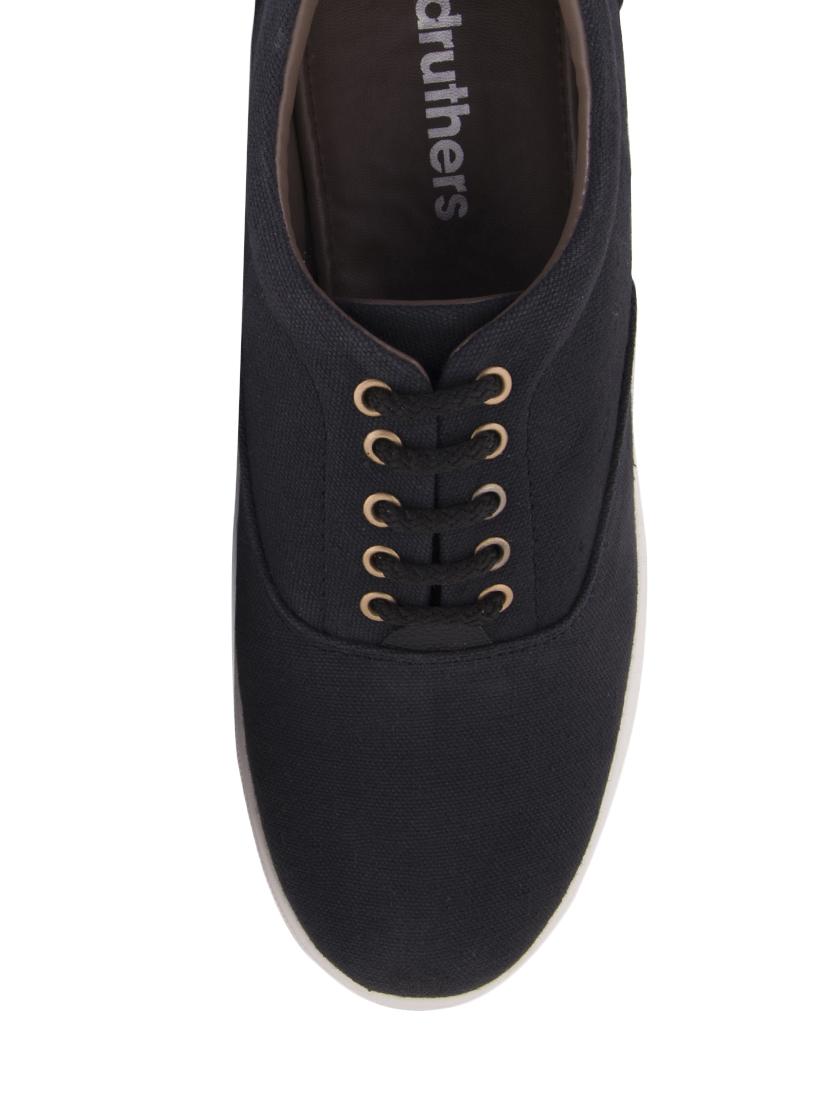 solid black canvas sneaker - 11577051 - Standard Image - 3