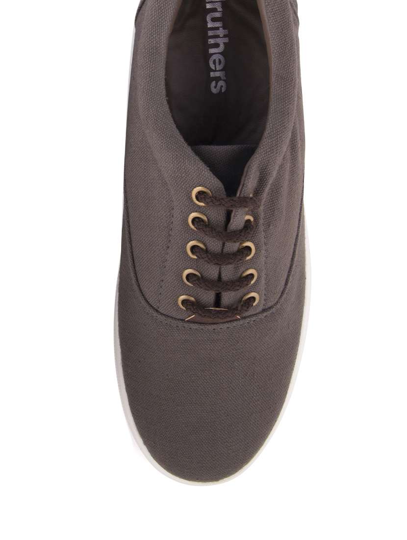 solid grey canvas sneaker - 11577318 -  Standard Image - 3