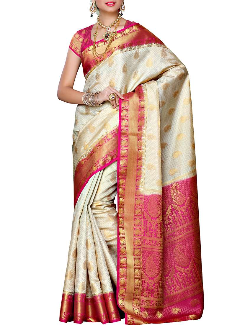 women's banarasi saree with blouse