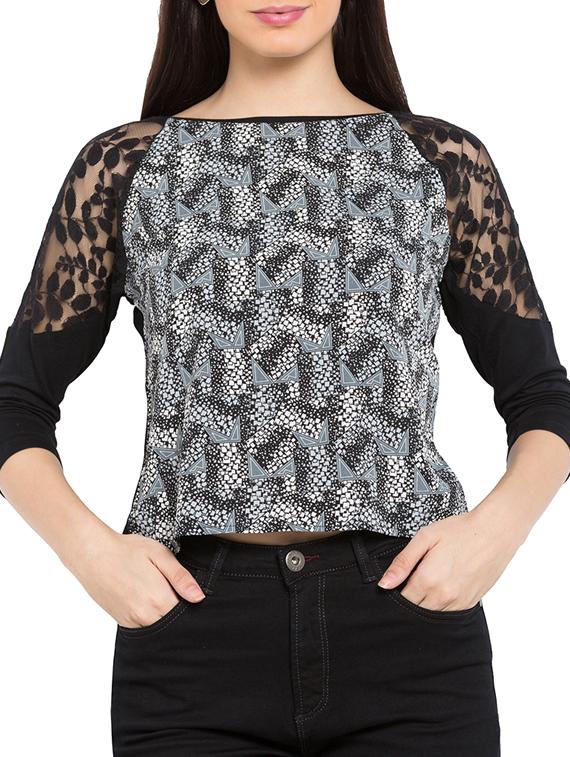 multicolored printed top - 11586275 - Zoom Image - 0