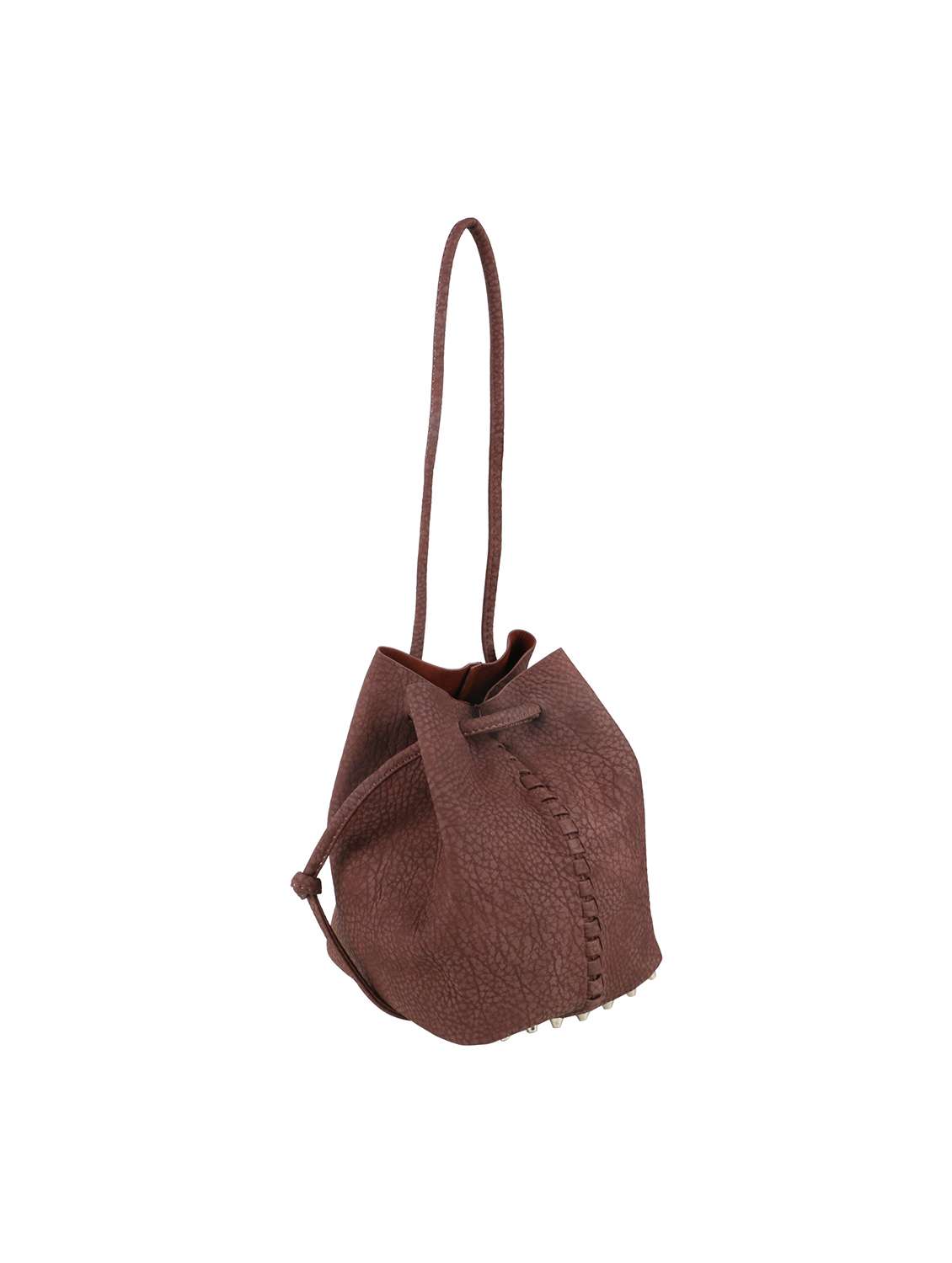 red leatherette sling bag - 11608727 - Standard Image - 3