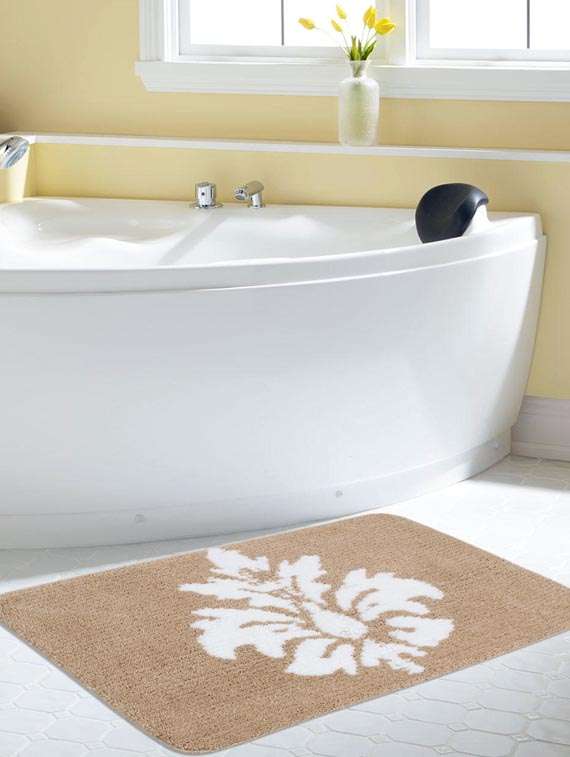saral home premium quality very soft micro polyester bathmat -50x80 cm - 11649183 -  Zoom Image - 0
