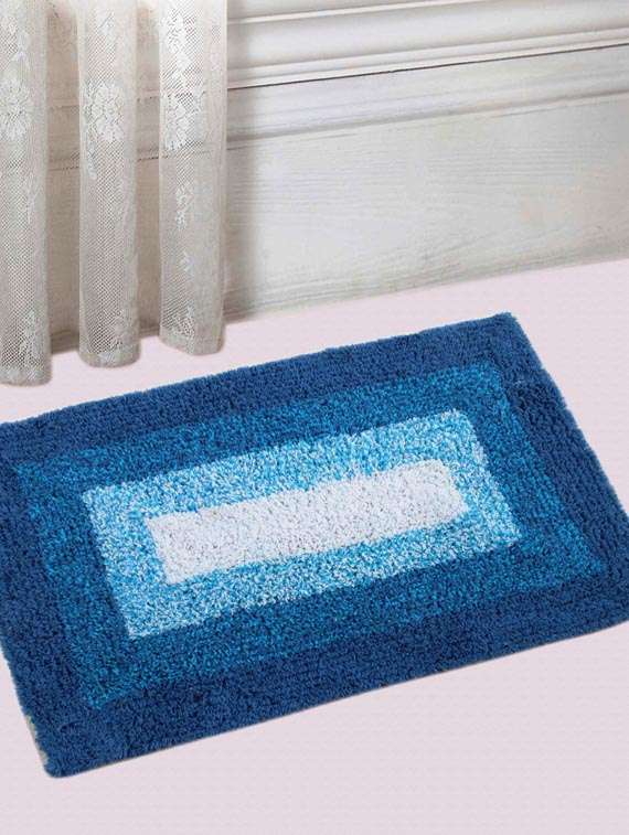 saral home soft cotton anti slip bathmat -40x60 cm - 11655621 - Zoom Image - 0