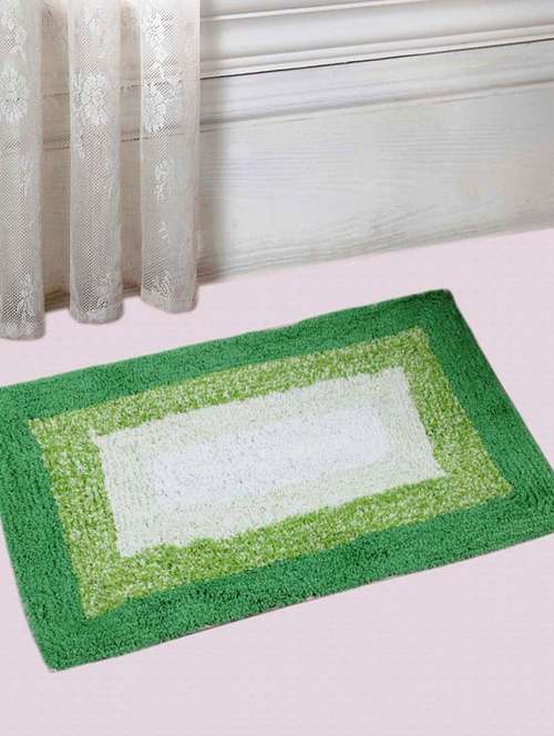 saral home soft cotton  anti slip bathmat -40x60 cm - 11655623 -  Standard Image - 0