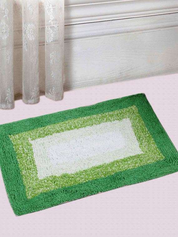 saral home soft cotton  anti slip bathmat -40x60 cm - 11655623 -  Zoom Image - 0