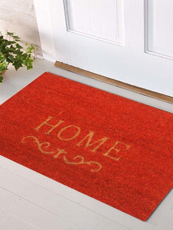 saral home premium quality heavy duty coir mat -40x60 cm