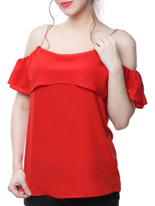 women's layered shoulder strap top - 11665181 -  Standard Image - 0