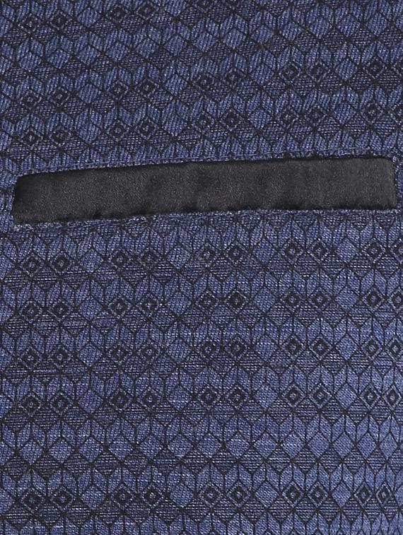 mufti mens blue slim fit mid rise tshirts - 11716111 - Standard Image - 3