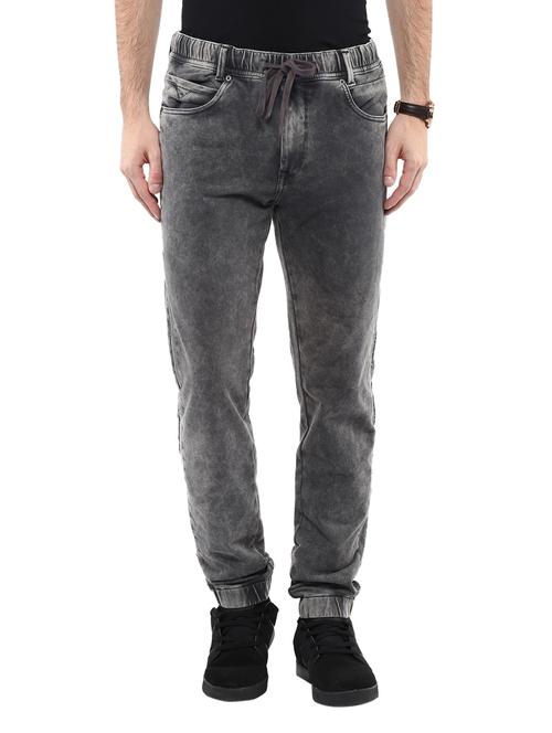 grey denim joggers - 11737317 -  Standard Image - 0