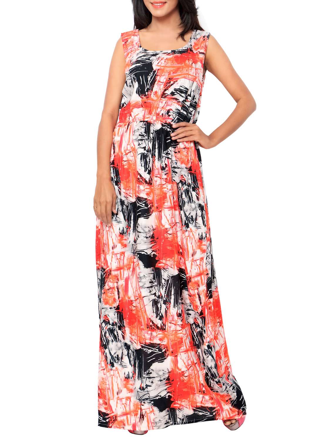 rayon maxi dress