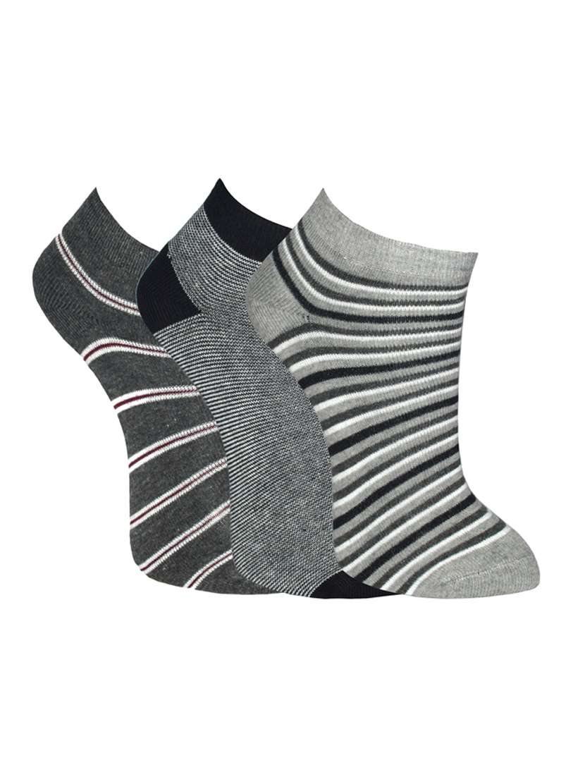 multi colored cotton sock (set of 3)