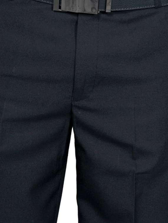 black viscose flat front trousers formal - 11764079 -  Standard Image - 3
