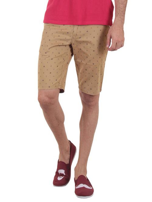 brown cotton shorts - 11764089 - Standard Image - 0
