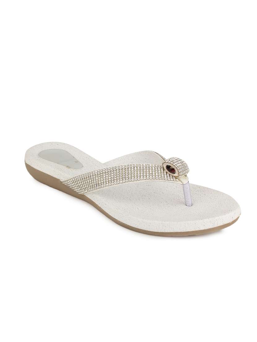 white faux leather sandal - 11777124 - Zoom Image - 0