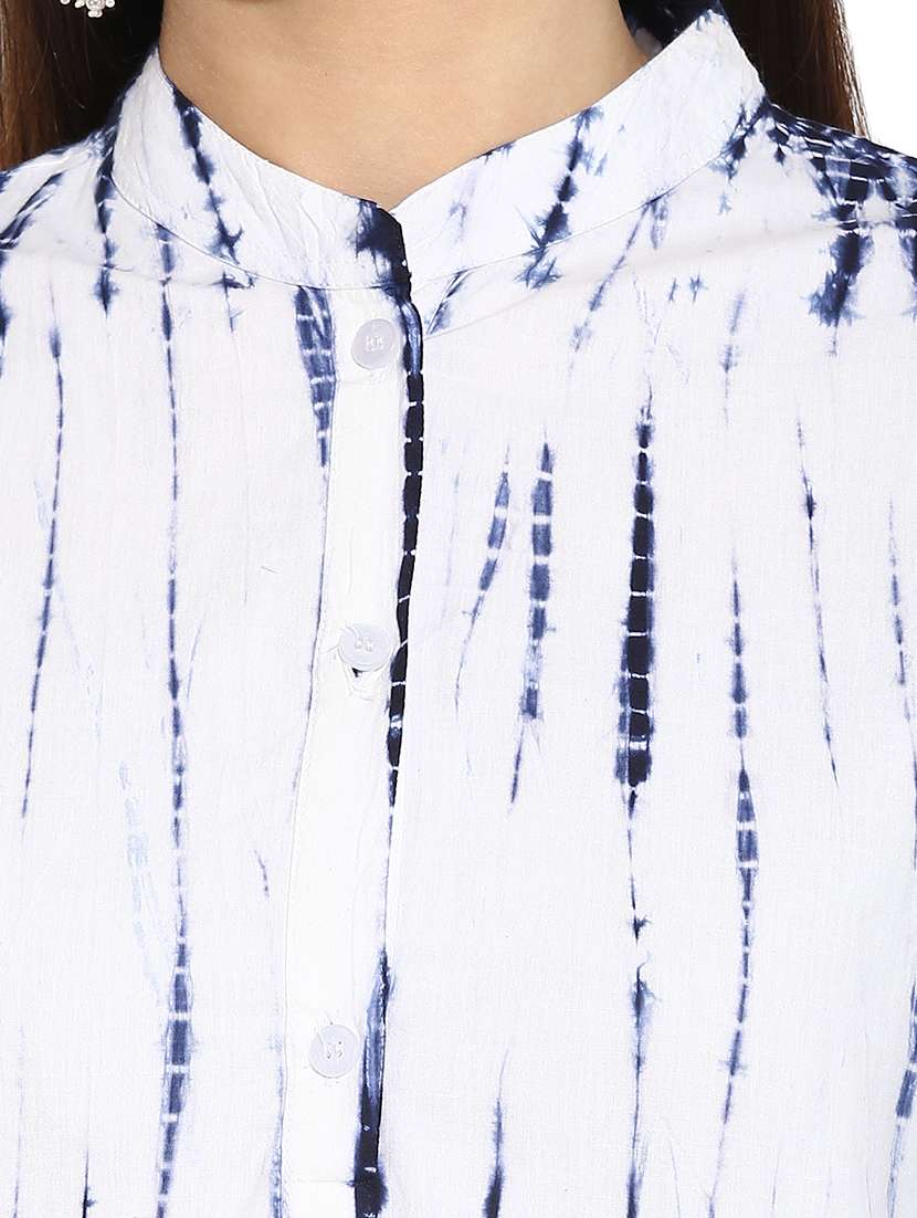 white rayon straight kurta - 11780530 -  Standard Image - 3