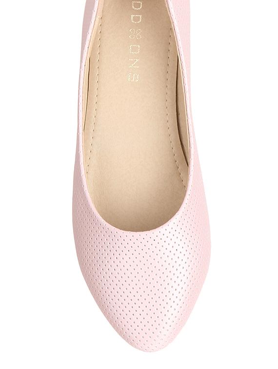 pink leatherette ballerina - 11787920 - Standard Image - 3