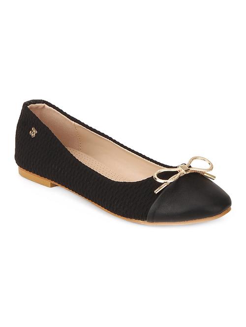 black  leatherette ballerina - 11787922 -  Standard Image - 0