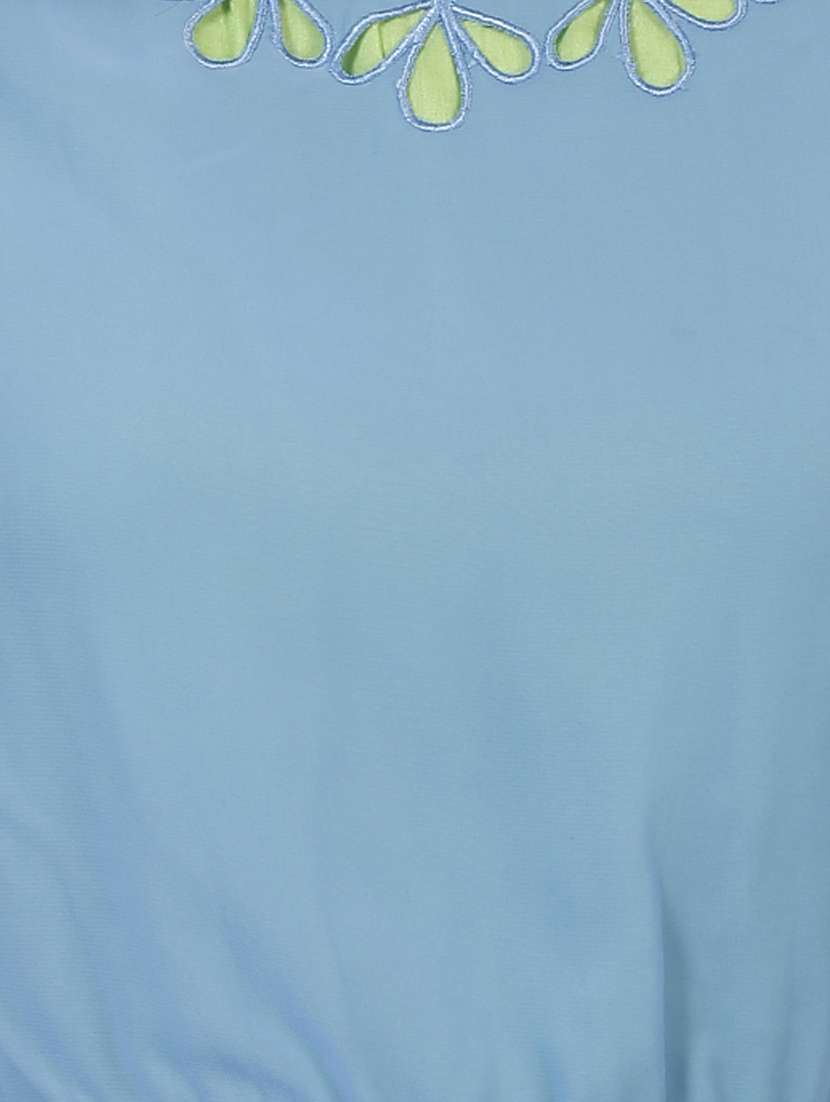 blue fit & flare dress - 11788442 - Standard Image - 3