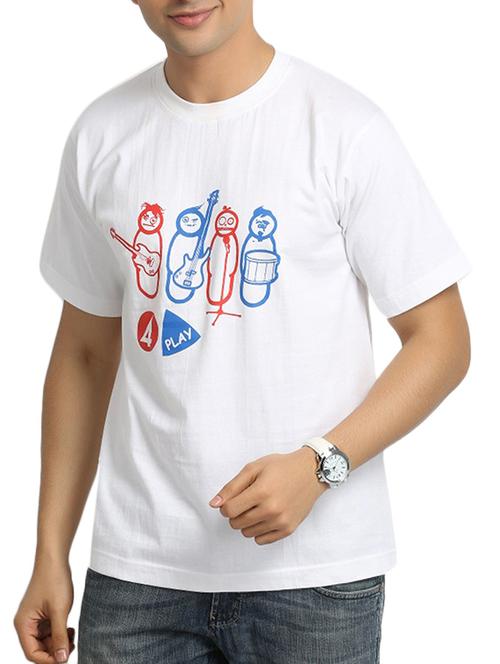 white cotton tshirt - 11789199 - Standard Image - 0