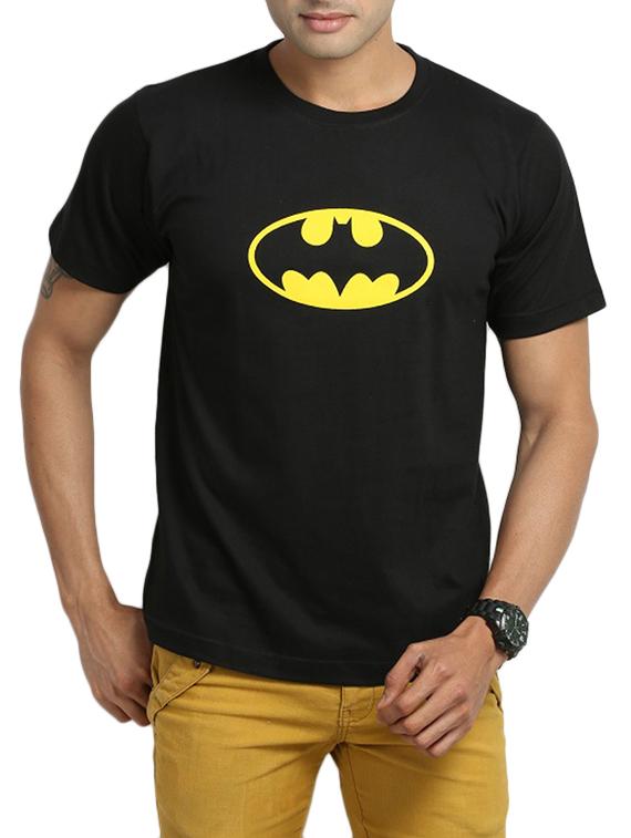 black cotton t-shirt