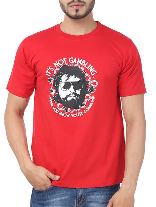 red cotton tshirt - 11789216 - Standard Image - 0