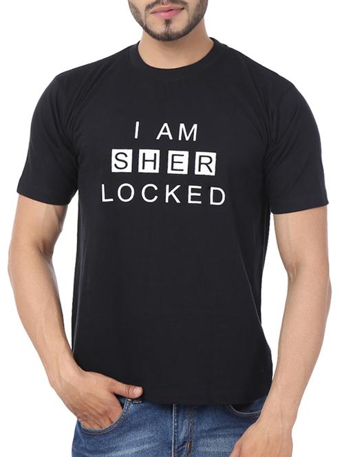 black cotton tshirt - 11789221 - Standard Image - 0
