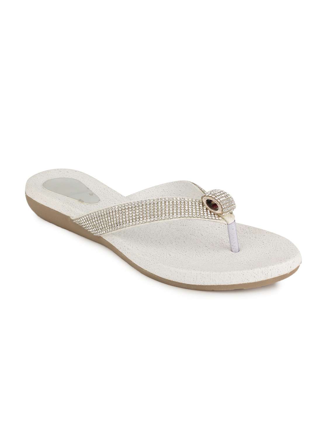 silver faux leather sandal - 11789521 - Zoom Image - 0
