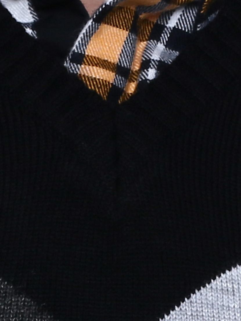 black acrylic pullover - 11792386 - Standard Image - 3
