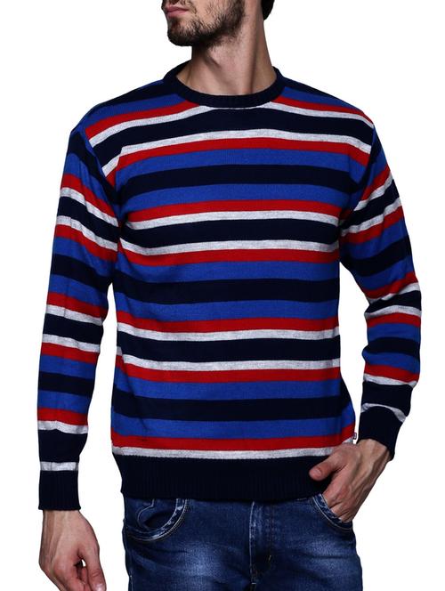 navy blue acrylic pullover - 11792394 - Standard Image - 0
