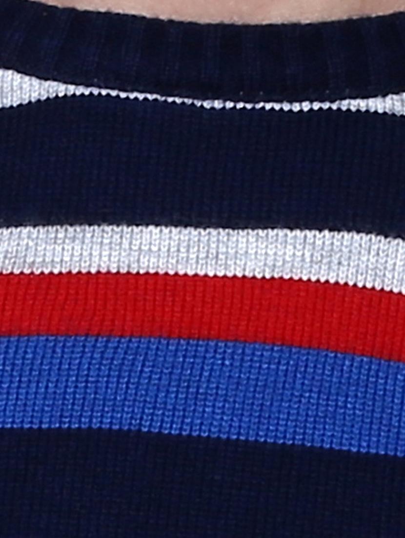 navy blue acrylic pullover - 11792394 - Standard Image - 3