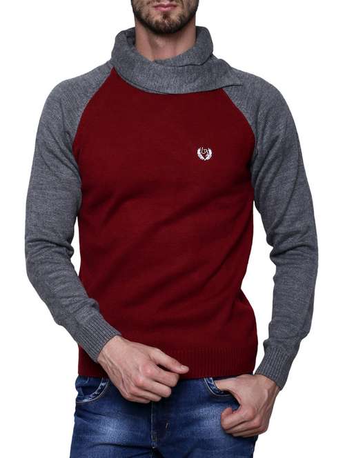 red acrylic pullover - 11792396 -  Standard Image - 0
