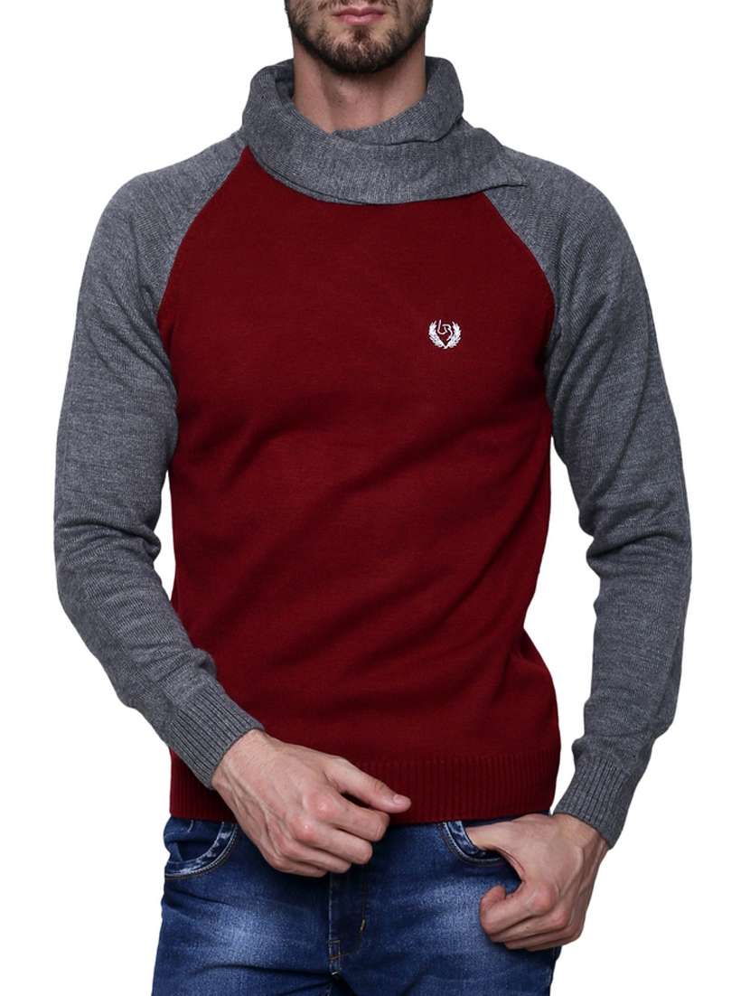 red acrylic pullover - 11792396 -  Zoom Image - 0
