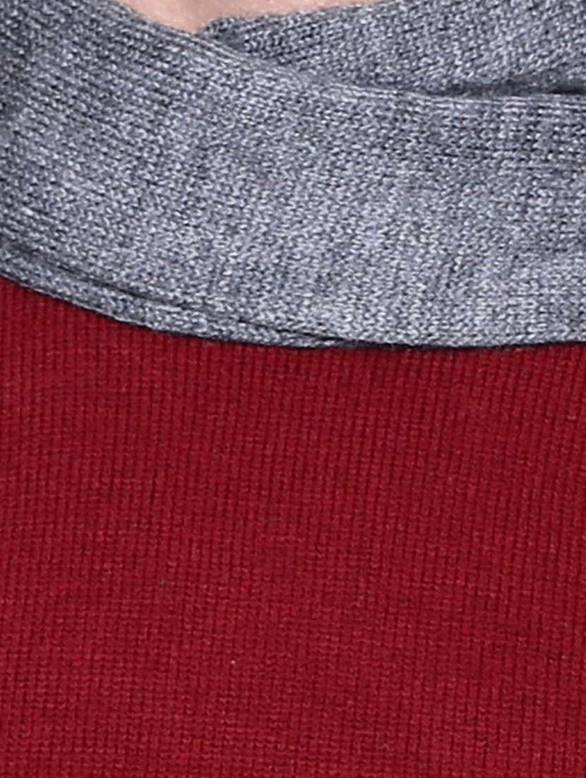 red acrylic pullover - 11792396 - Standard Image - 3
