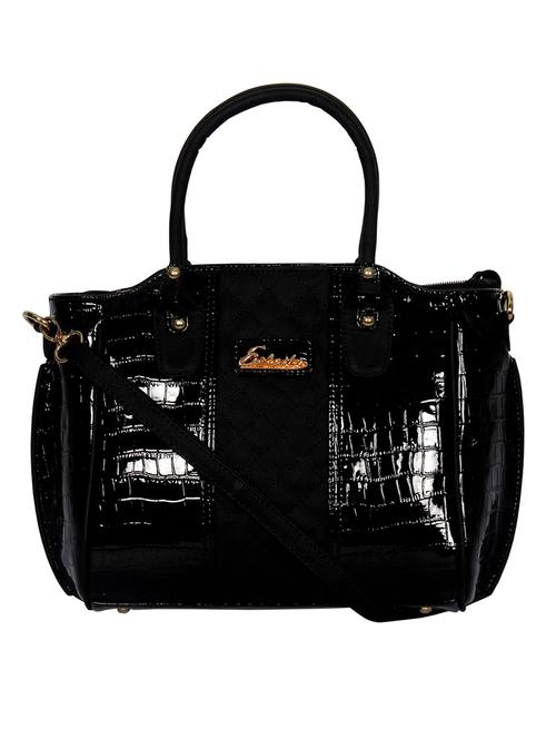 black leatherette handbag - 11808258 -  Standard Image - 0