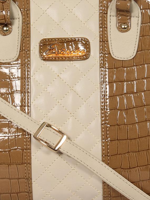 beige leatherette handbag - 11808260 - Standard Image - 3