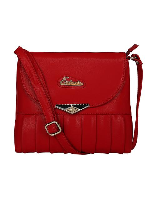 red leatherette sling bag - 11808267 -  Standard Image - 0