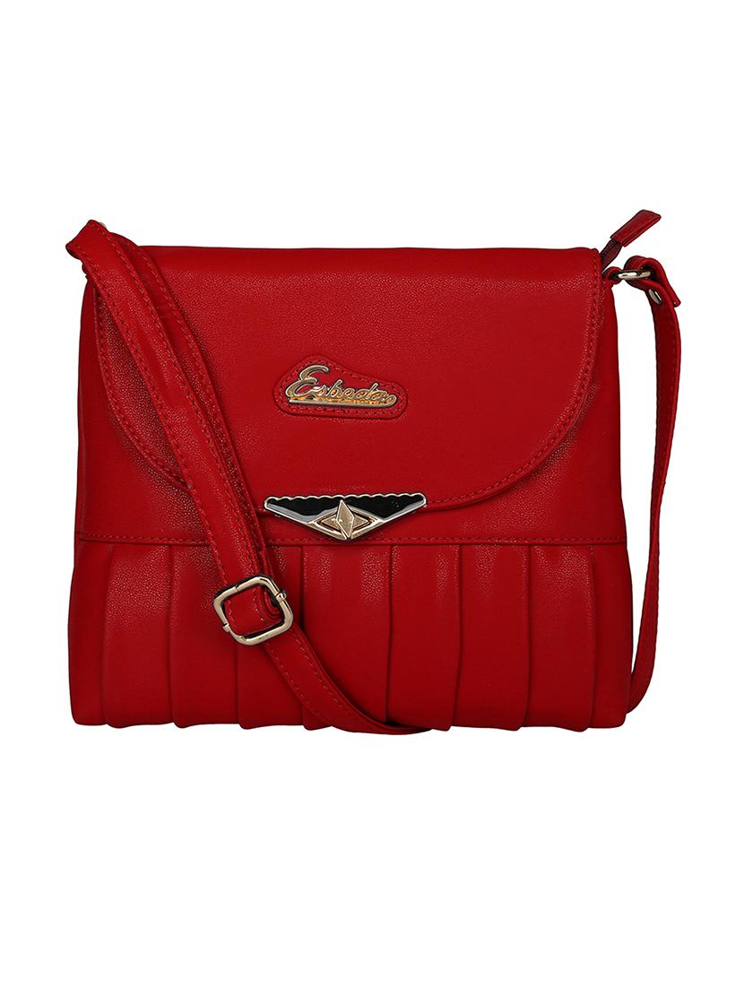 red leatherette sling bag - 11808267 -  Zoom Image - 0