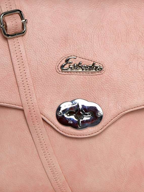 pink leatherette sling bag - 11808272 - Standard Image - 3