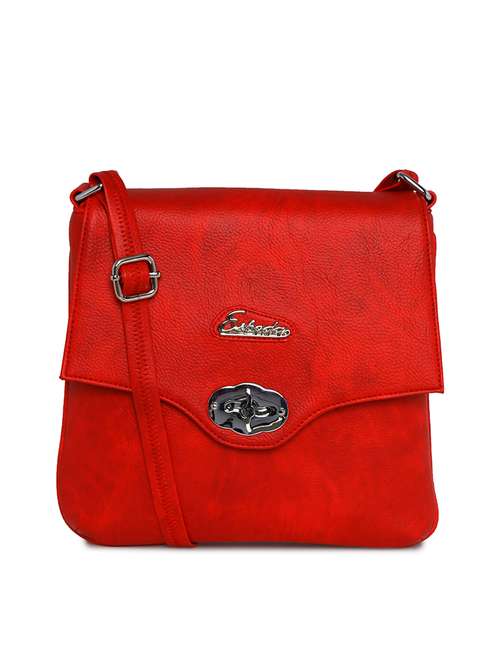 red leatherette sling bag - 11808276 -  Standard Image - 0